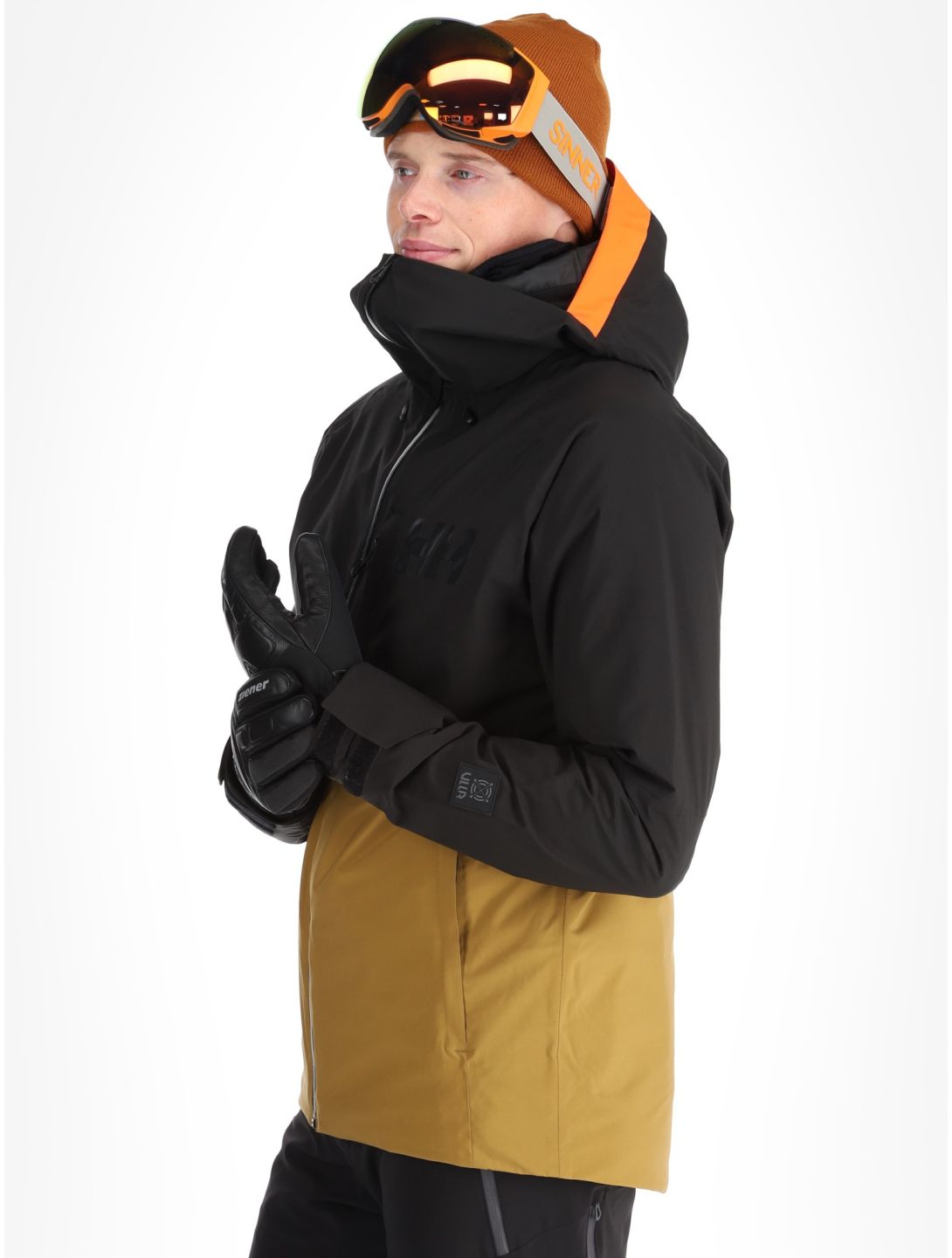 Helly Hansen, Powderface giacca sci uomo Lynx giallo