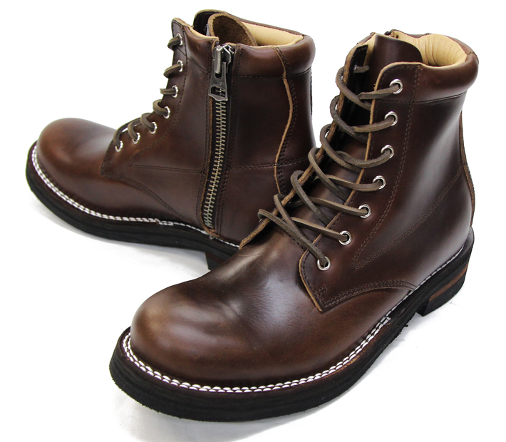 8593HT │ クロムエクセルレザープレーンMIDブーツ | Slow Wear Lion