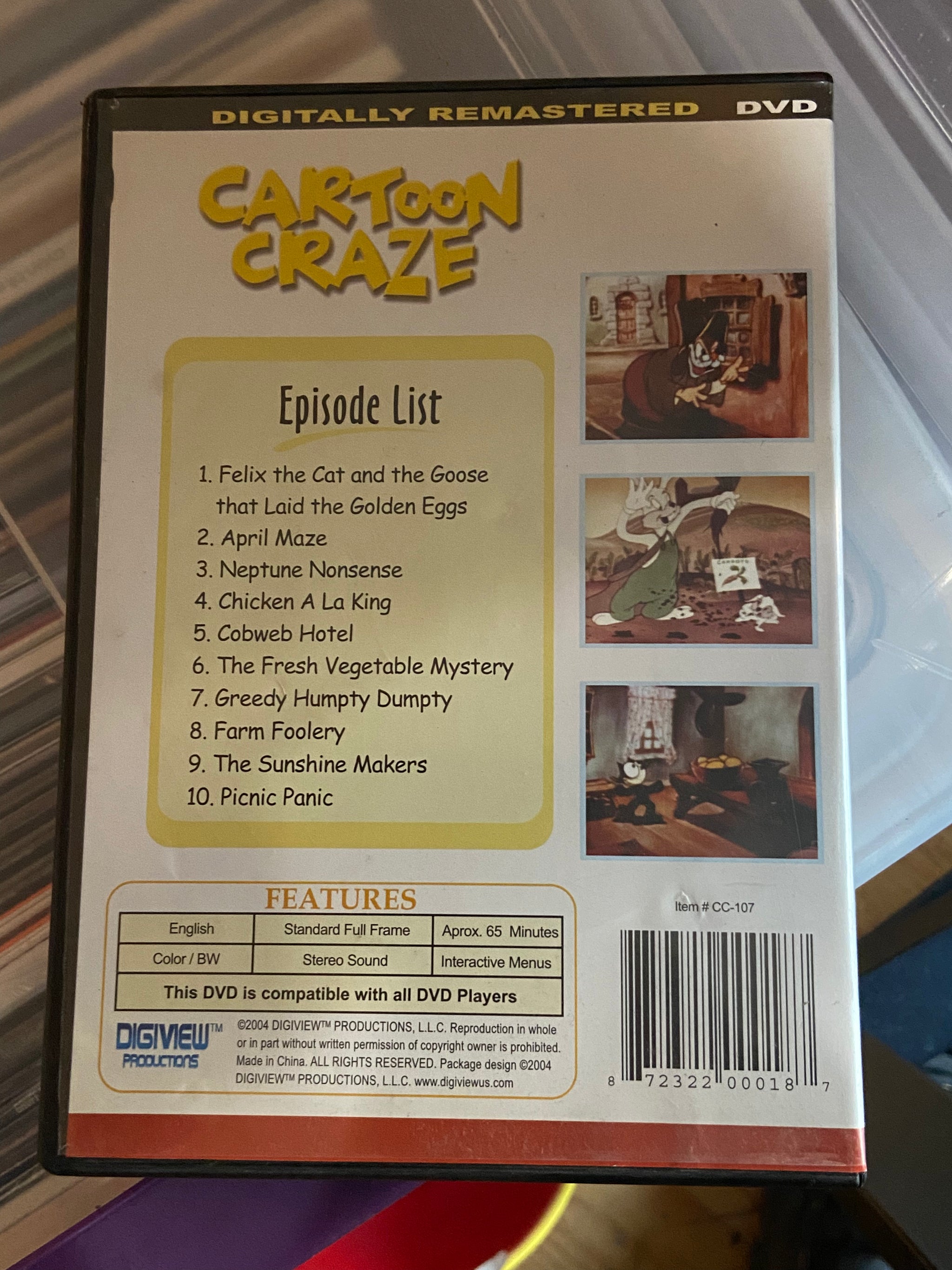 Cartoon Craze Presents: Felix the Cat & Friends (1958-1961) - Used