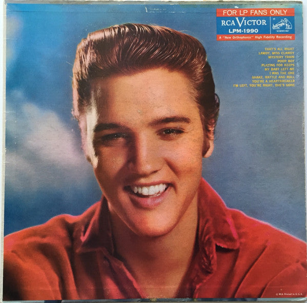 Elvis Presley - For Lp Fans Only - VG- (Lower Grade) LP Record