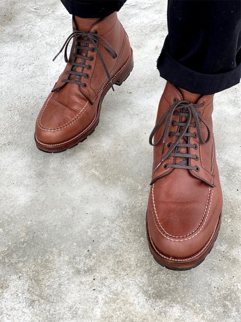 検証】ALDEN(オールデン) ミシガンブーツのユティカレザーは本当に水に