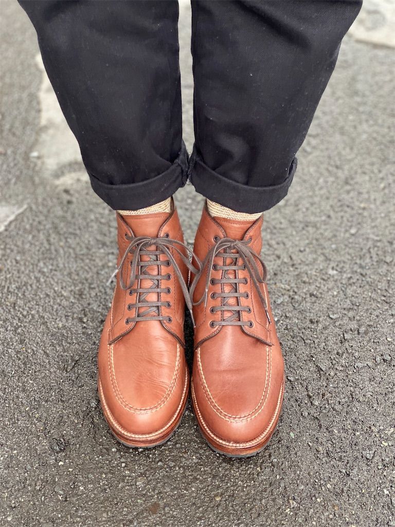 検証】ALDEN(オールデン) ミシガンブーツのユティカレザーは本当に水に