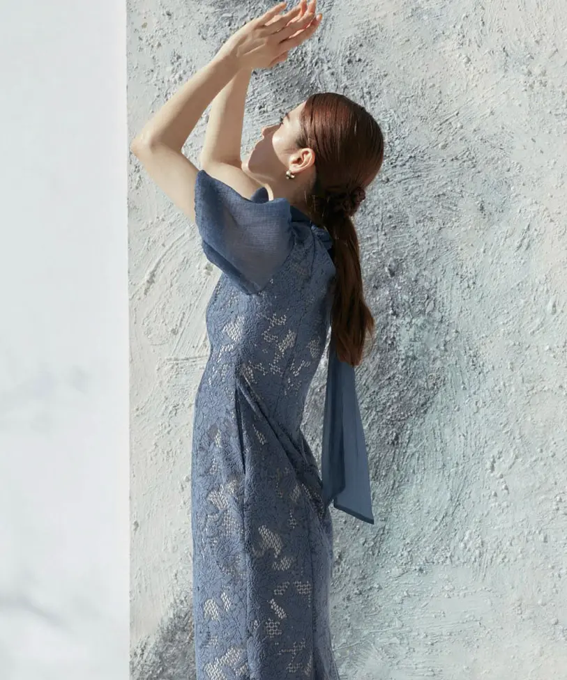 そのまま購入可能】【Sサイズ】LADYジャガードレースフレアー