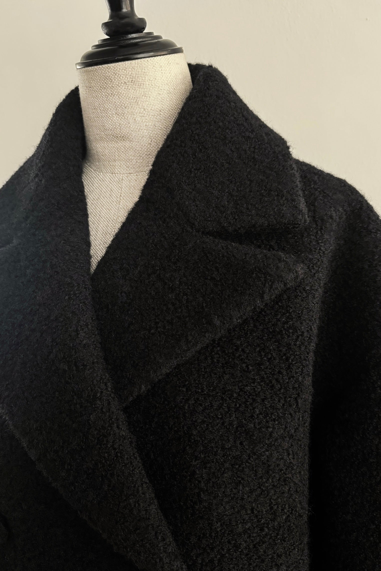 MONO boxy double coat – shéller / シェリエ