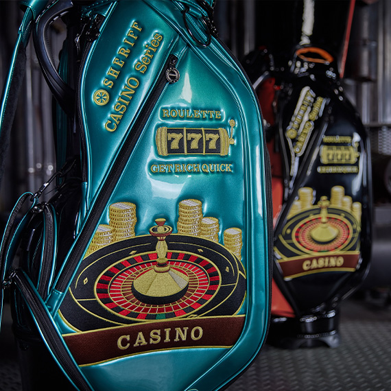 SCA-010CB.ターコイズ×ブラック（エナメル） – キャディバッグ・ゴルフ