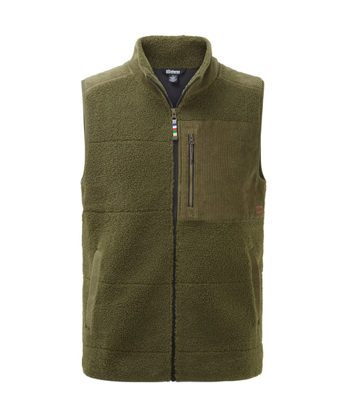 Men's Rangeli Fleece Vest Green | Sherpa Adventure Gear