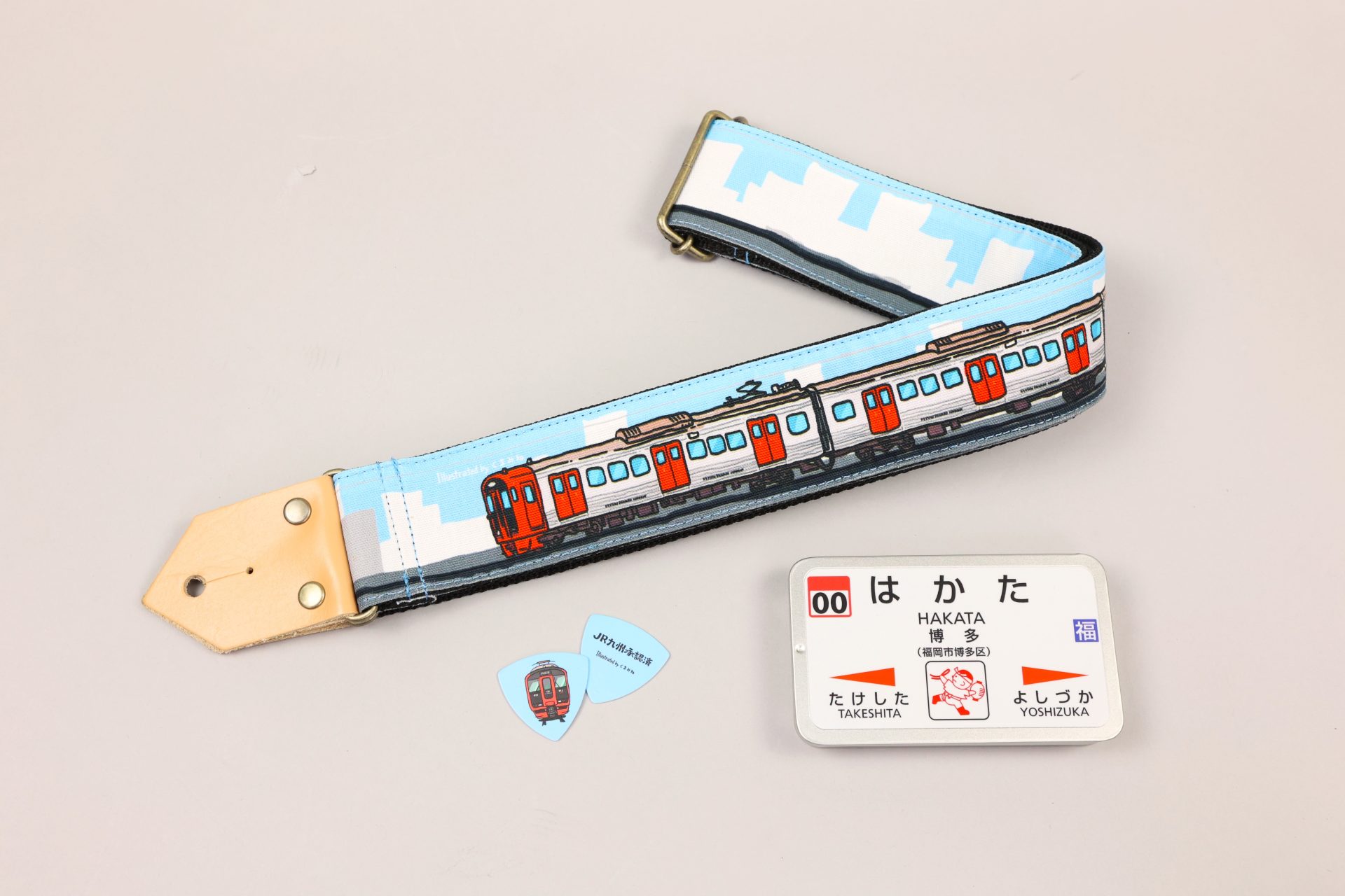 仕事猫」のくまみね氏描き下ろし！JR九州車両のイラストが描かれた