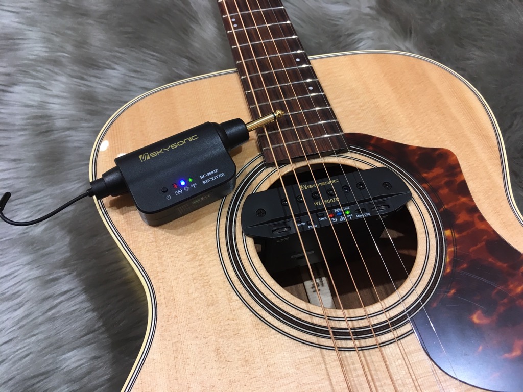 アコギ用のワイヤレスピックアップ、「スカイソニック WL-800JP」入荷