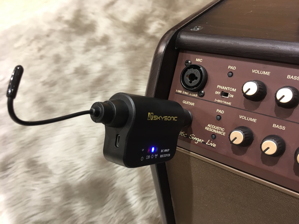アコギ用のワイヤレスピックアップ、「スカイソニック WL-800JP」入荷