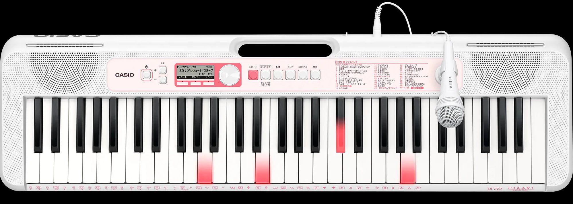 光るキーボード！CASIO LK-520・LK-320入荷しました！｜島村楽器 プレ