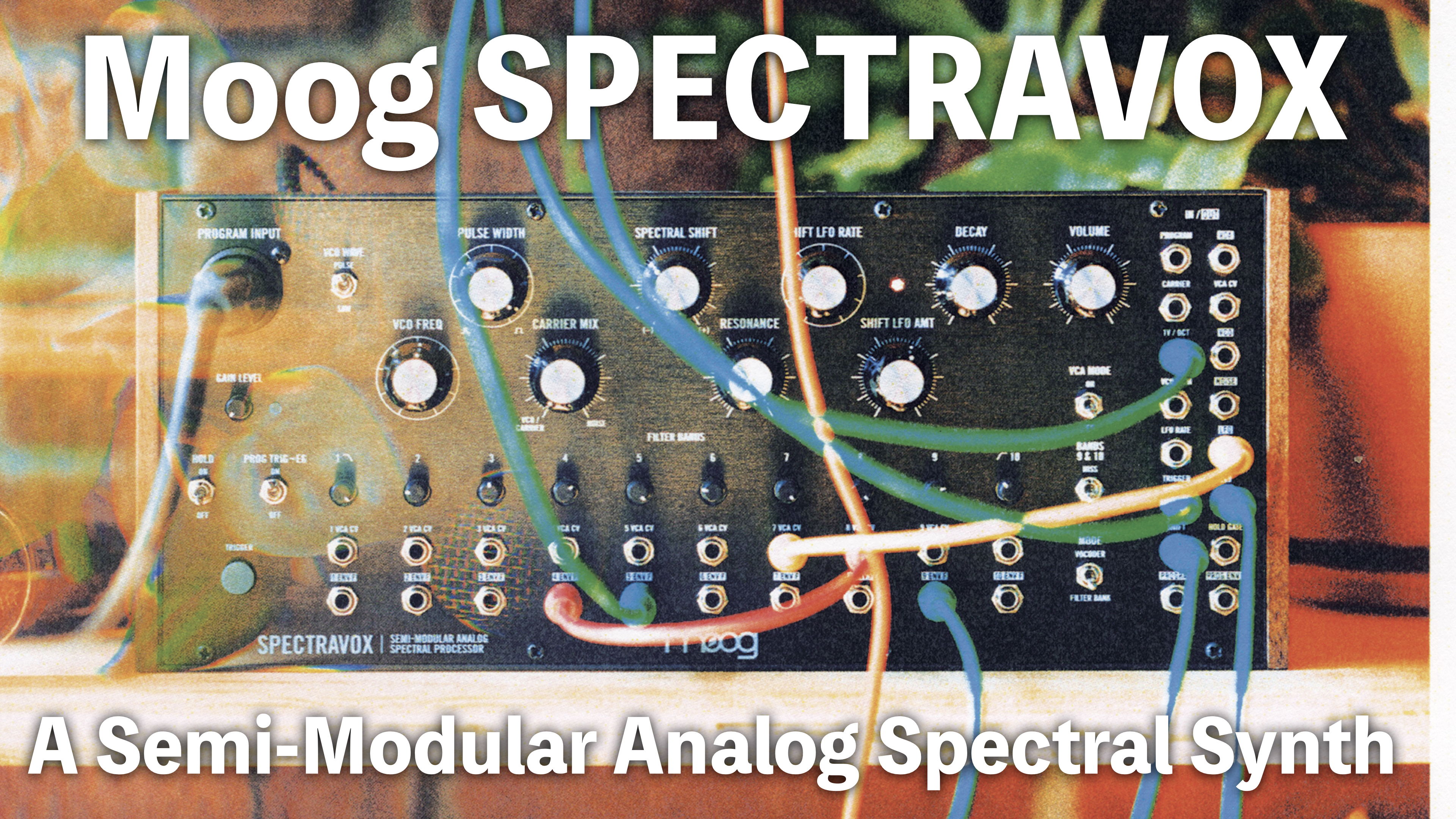 展示中】Moog Spectravox発売開始！10バンド・フィルター・バンクで