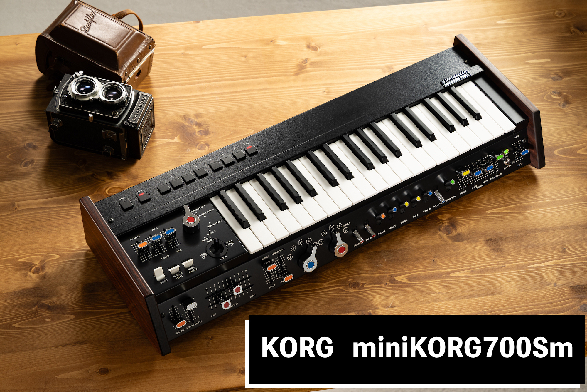 先行展示実施】KORG miniKORG 700Sm登場！miniKORG 700FSがミニサイズ
