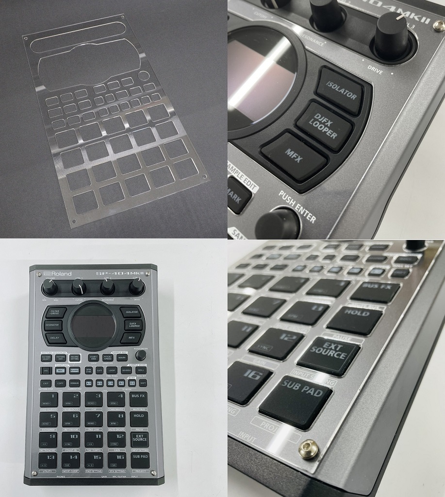 Roland SP-404 mkⅡのカスタムスキン制作・販売中！世界に一つの