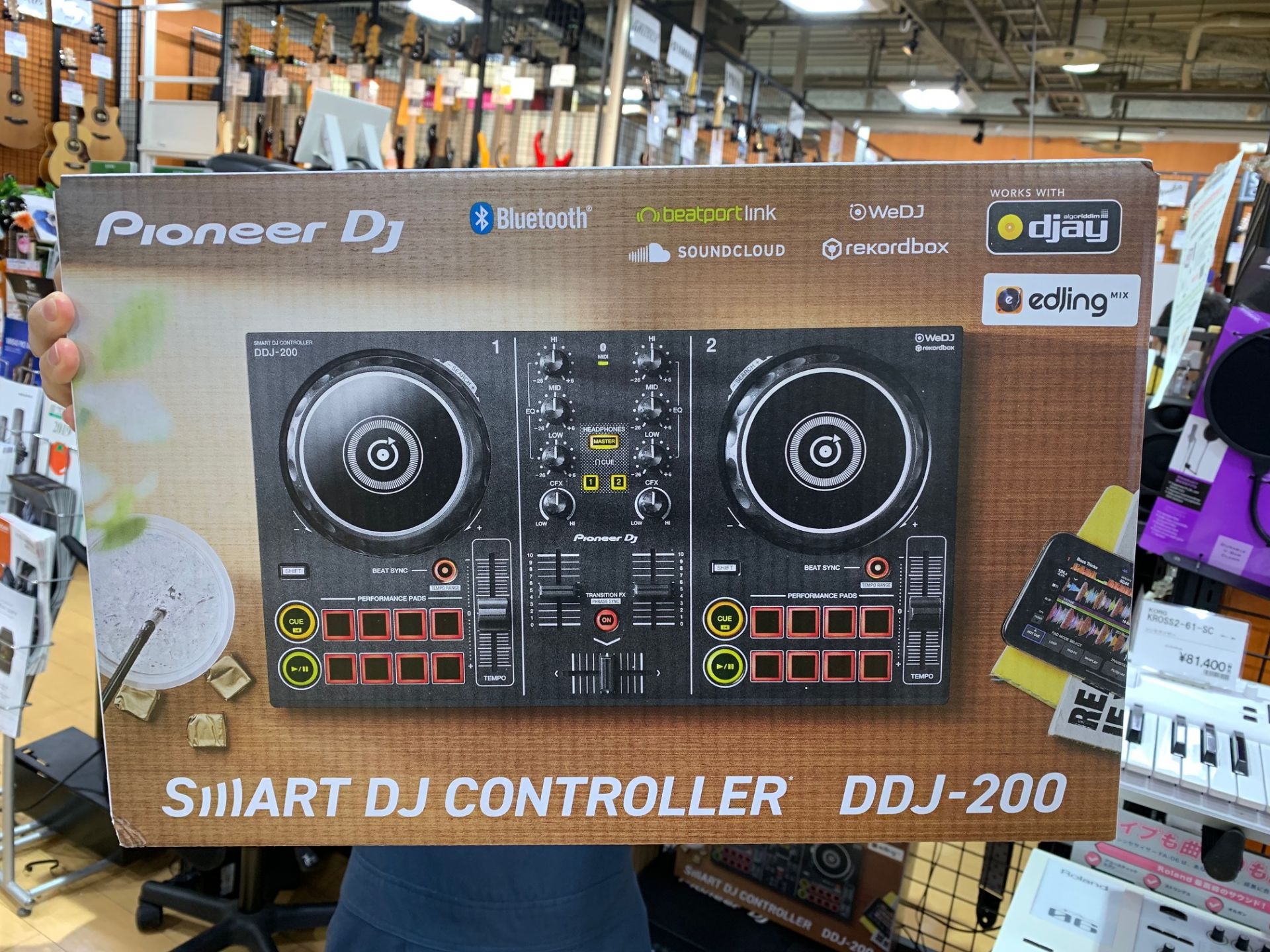 鯖の 美品廃盤品 Pioneer DJ DDJ-200 DJコントローラー 鯖の 美品廃盤