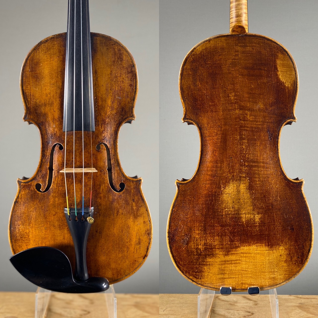 Old German Violin “L.Wachter”, Germany – Füssen, 1807 オールド