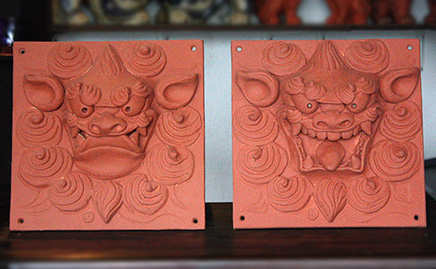 壁掛けシーサー/シーサーの事ならしまんちゅ工房