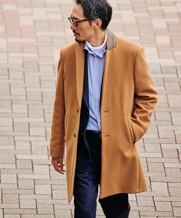 SHIPS: スーパー120'S メルトン チェスター コート 24FW｜ SHIPS 公式