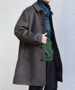 SHIPS any:〈撥水/防風等〉多機能 ダウン クラシカル ミドル カー