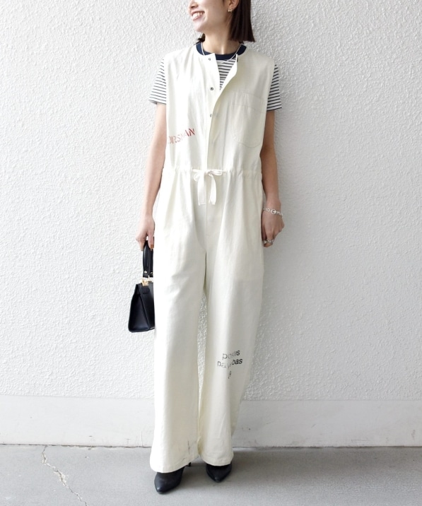 予約》【SHIPS any別注】PAYDAY:〈洗濯機可能〉ステンシル ロゴ