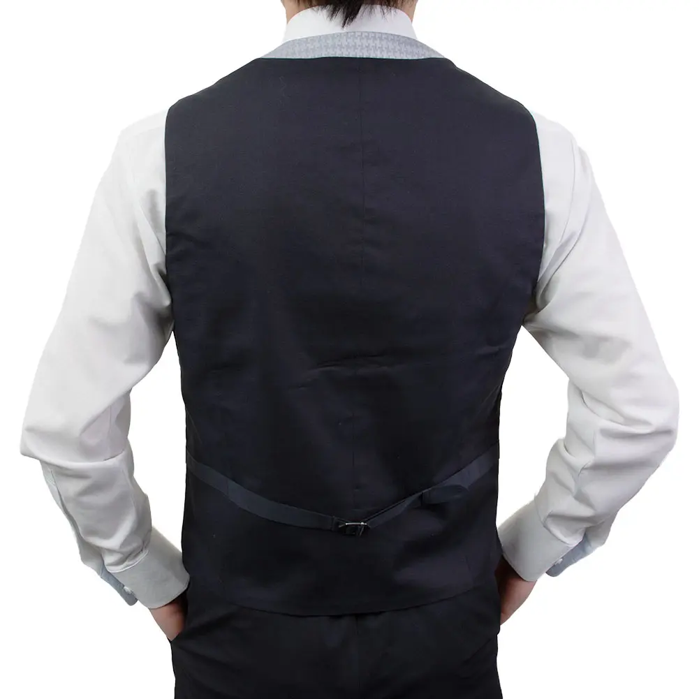 ジレ ベスト グレー ドビー ブラックレーベル パーティー ビジネス