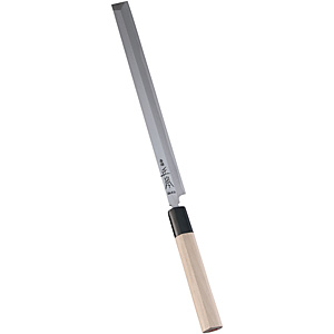 正本総本店 正本 本霞玉白鋼 蛸引刺身 27cm - 調理器具のSHOKUBI