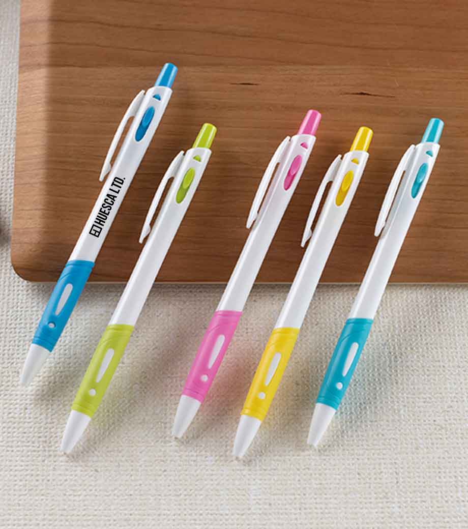 カラフルラバーボールペン｜最安値￥16|ほしい！ノベルティ