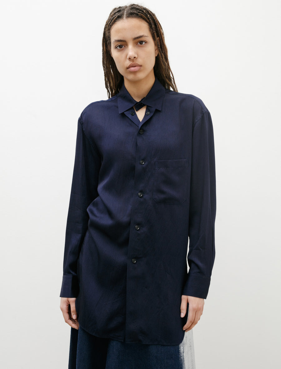 Y's by Yohji Yamamoto Keyhole Work Shirt Indigo – Neighbour