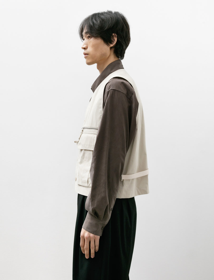 Lemaire Technical Gilet Stone Beige – Neighbour