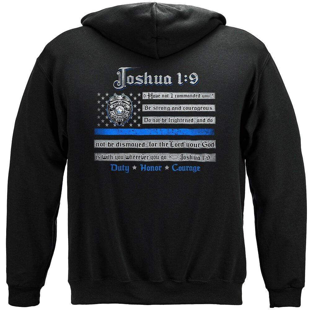 Law Enforcement Joshua 1:9 Premium T-Shirt - Shop Erazor Bits