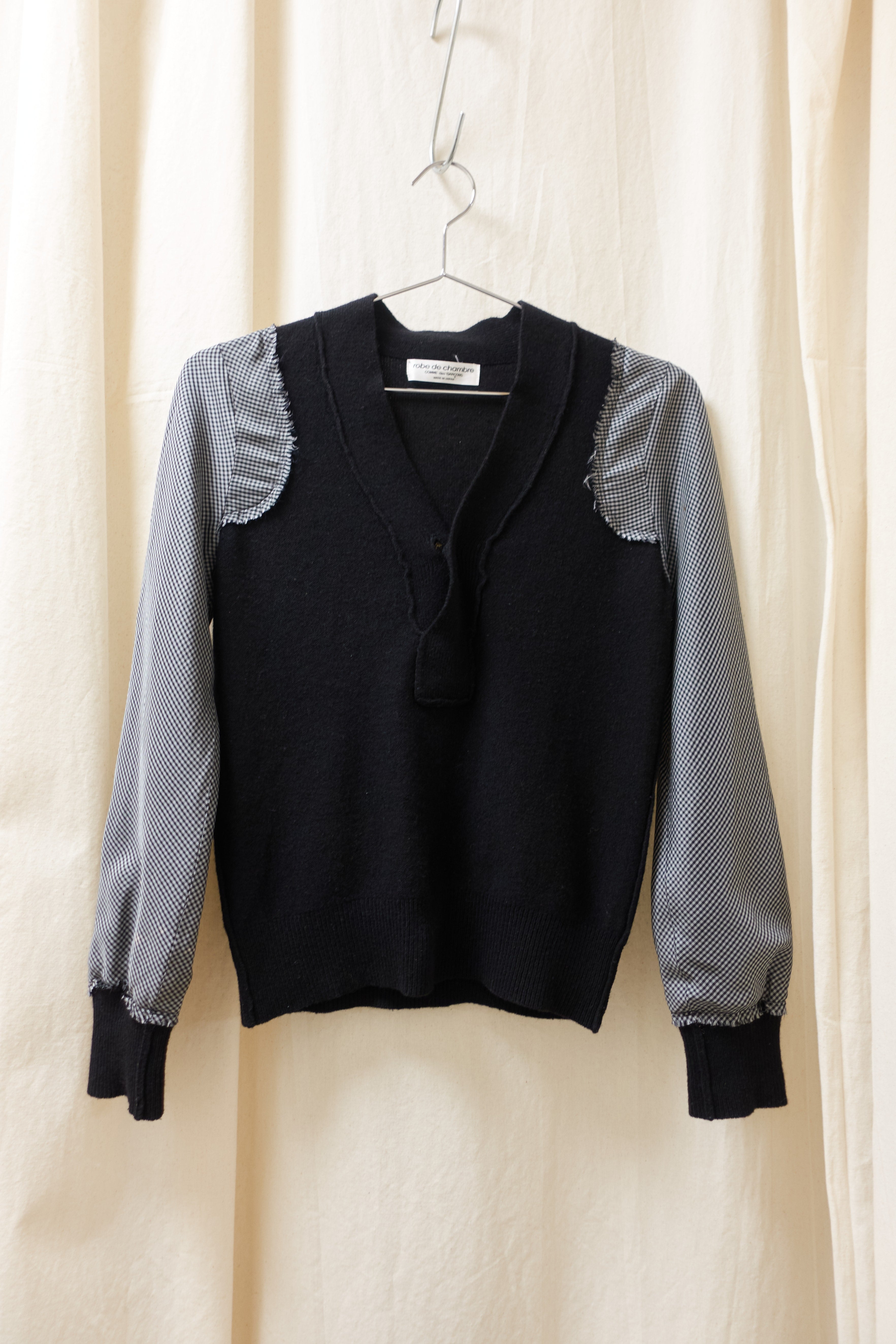 Comme Des Garcons Robe De Chambre 'inside out' knit – shop pond