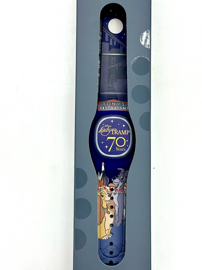 Disney Parks Lady and the Tramp 70th Anniversary MagicBand Plus