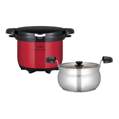 公式通販】真空保温調理器シャトルシェフ KBH-3001 パールレッド(PRD