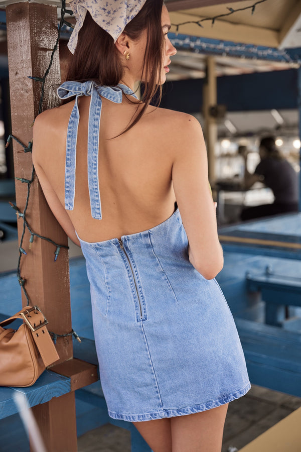 Trevi Denim Mini | Celestial Blue - Three Sisters Boutique