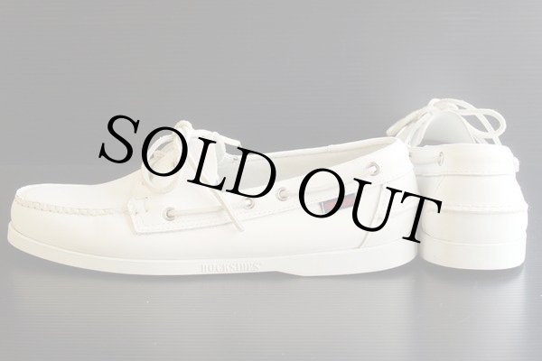 USA製 SEBAGOセバゴ レザー モカシン デッキシューズ 白 10.5W