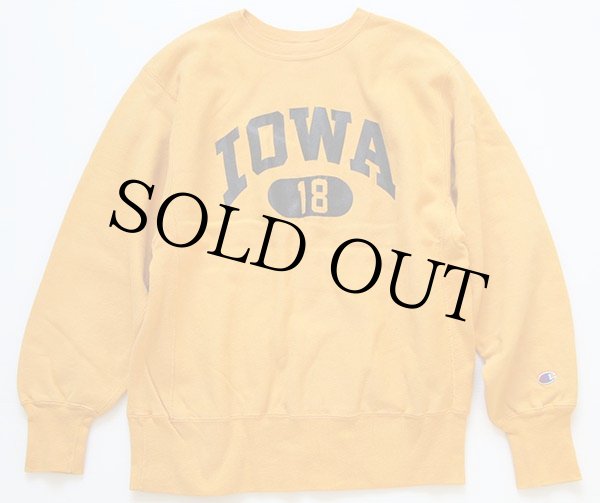 90s USA製 Championチャンピオン IOWA リバースウィーブ スウェット