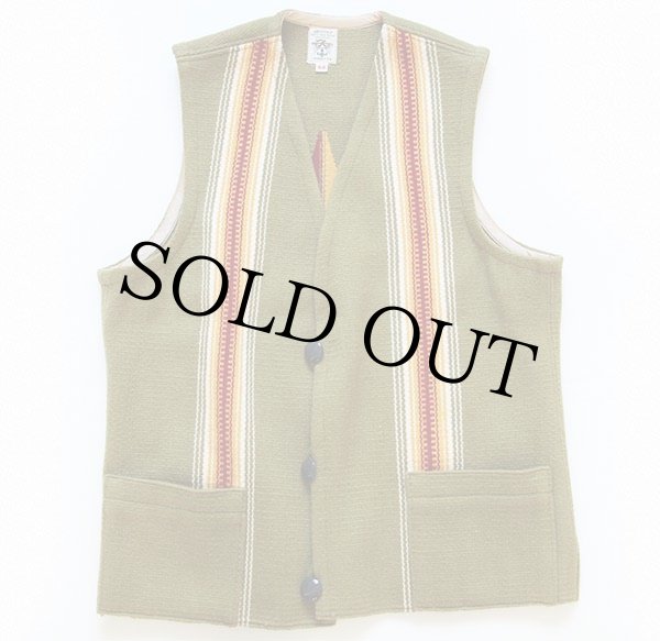 ORTEGA'Sオルテガ ネイティブ柄 チマヨ ラグ ベスト 42 - Sixpacjoe