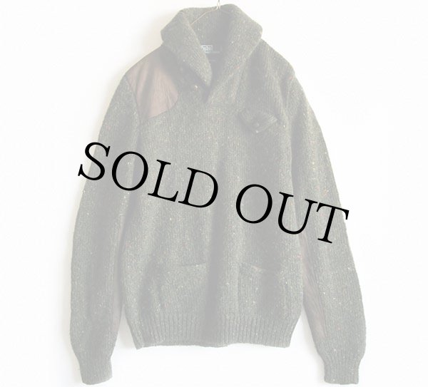 ポロ ラルフローレン ショールカラー ガンパッチ&エルボーパッチ付き