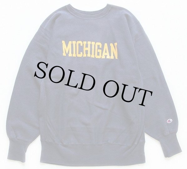90s USA製 Championチャンピオン MICHIGAN リバースウィーブ