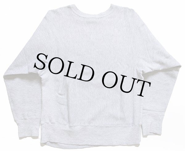 80s USA製 Championチャンピオン USMA 染み込みプリント 前V リバース