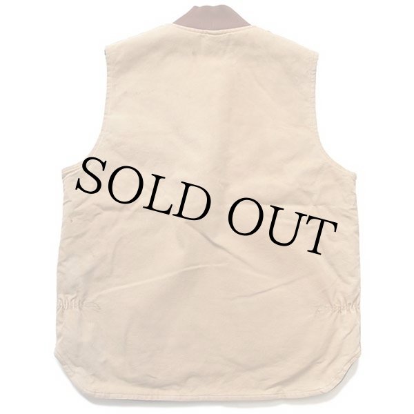 90s USA製 carharttカーハート キルティングライナー ダックベスト 茶