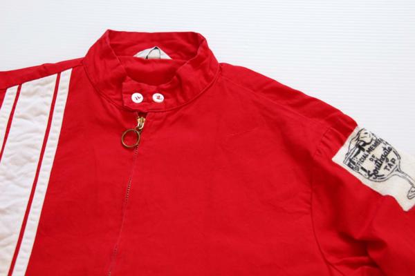 60s Swingster フロッキープリント レーシングジャケット S☆B