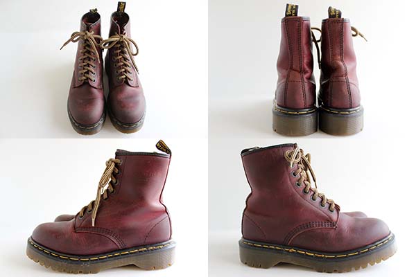 英国製 DR.MARTENSドクターマーチン 8ホールブーツ 赤茶 UK5