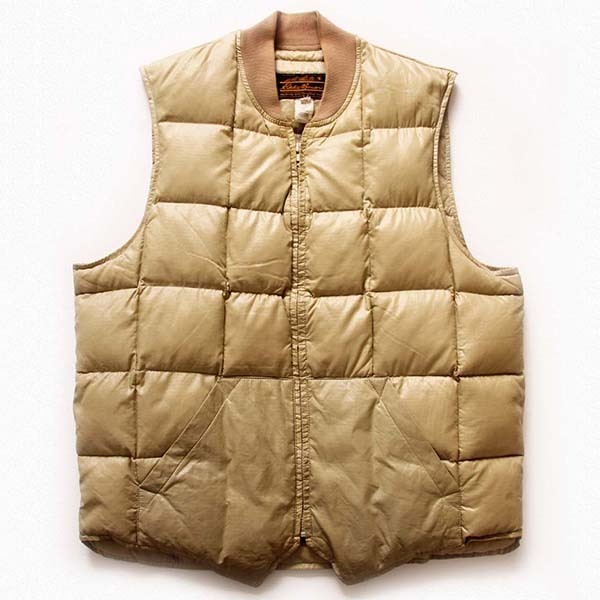 80s EddieBauerエディーバウアー ナイロン インナー ダウンベスト