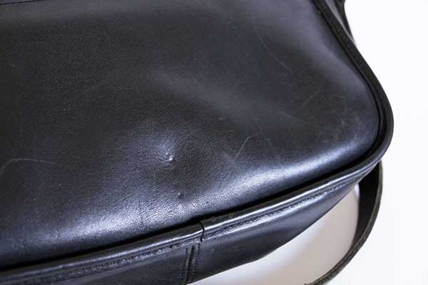 USA製 COACH オールド コーチ レザー ショルダーバッグ 黒☆903