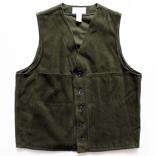 80s USA製 FILSONフィルソン マッキーノ コットン モールスキンベスト