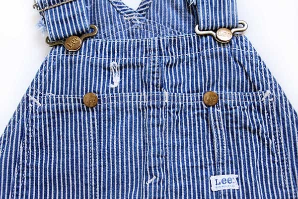 70s USA製 Leeリー ヒッコリー ストライプ オーバーオール - Sixpacjoe