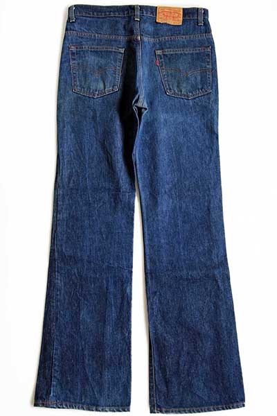80s USA製 Levi'sリーバイス 517 黒カン デニムパンツ w34 L32☆ブーツ