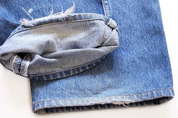 00s Levi'sリーバイス 501 パッチ&ペンキ加工 デニムパンツ w32
