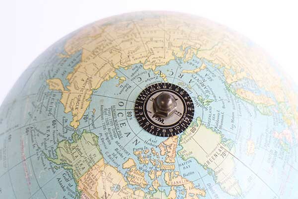 70s USA製 George. F. Cram 地球儀 9インチ - Sixpacjoe Web Shop