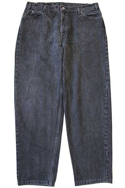 90s USA製 Levi'sリーバイス 560 ブラック デニムパンツ w40☆27